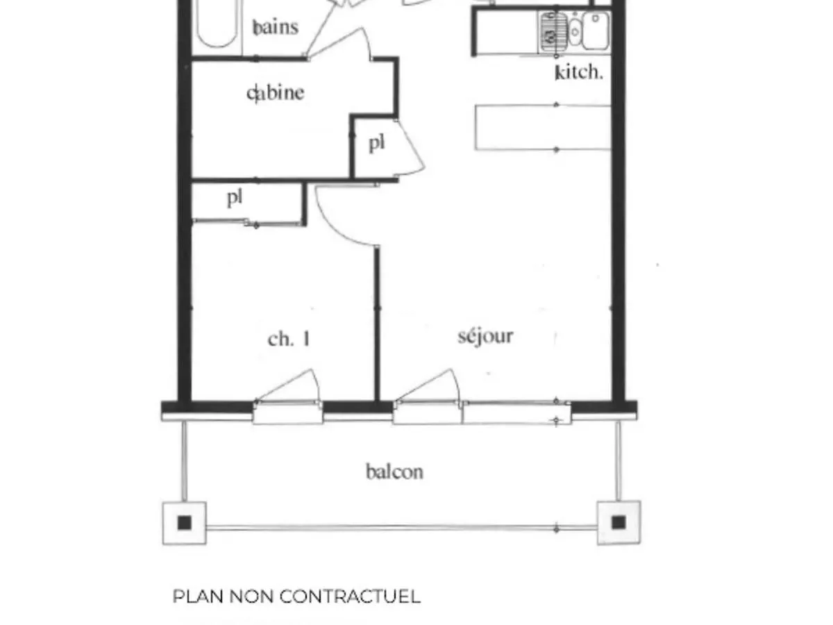 Appartement Cosy 2 Pieces Cabine, Balcon Sud-Ouest, Proche Pistes A Les Menuires 圣马丁德贝尔维尔 法国